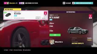 2021 Audi RS 6 Avant Forza Horizon 5 Auction House Sniping