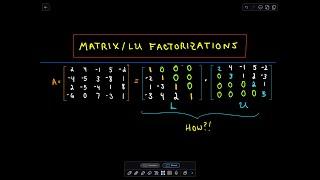  LU Matrix Factorization, Example 2 