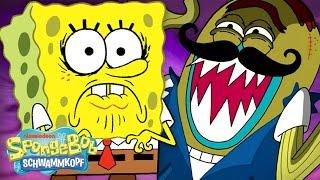 SpongeBob | 60 MINUTEN der gruseligsten SpongeBob-Charaktere  | SpongeBob Schwammkopf