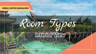 Mabul Water Bungalows Room Types(interior view)