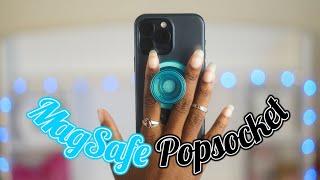 Popsocket For Magsafe For iPhone 15 Pro Max | Electric Blue | Round Magsafe Popsocket | Olivia Henry