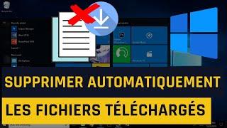 Supprimer automatiquement les fichiers téléchargés dans le dossier Téléchargement de Windows 10