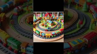 ai generated toy train set #ai #chatgpt #toys