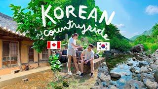 Korean Countryside   Visiting Grandpa at His 400 y/o House  Stunning Scenery, BBQ | Korea VLOG