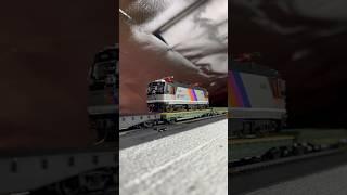 HO Scale NJ Transit ALP44 Historic Move by GP40 #4300 #njtransit #hoscale #modeltrains #train #fyp
