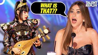 Nini's Chinese Instrument Shocks Judges | AGT 2024