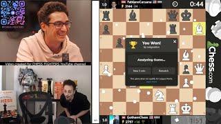 IM GothamChess CRUSHED!!! GM Fabiano Caruana