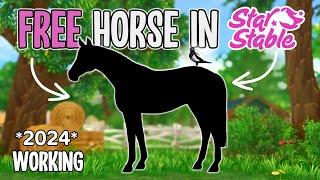 HOW TO GET A *FREE HORSE* IN STAR STABLE 2024!! *WORKING*