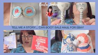 AUDIOBOOKS GALORE - BOOTSALE HAUL TO SELL ON EBAY | CARLA JENKINS