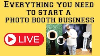 Everything you need to start a Photo Booth rental business.