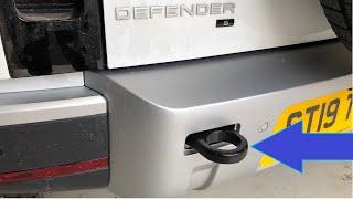 Land Rover Defender 2020 Rear Bumper removal + Fitting Off Road Recovery Tow Hoops ( Defender X )