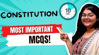 Constitutional Law MCQs Part 1 | Most Repeated | LLM | UGC NET | AILET PG | AIBE 18 | Imp. Amendment