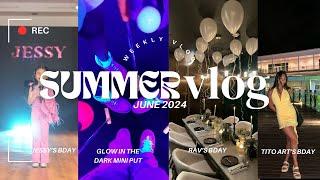 MINI PUT, BIRTHDAYS, MCDONALD'S NEW SAUCE  | summer vlog 2024 ep.1 ️️