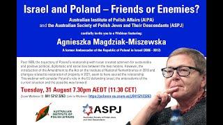 Webinar: Israel and Poland - Friends or Enemies?