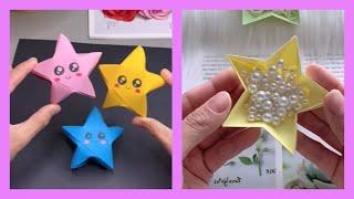 Two cute paper craft idea | Star shape paper craft | Diy | How to make | Esey craft for kids |