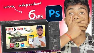 How to Make Thumbnail in Photoshop From Intro !