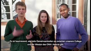 Grand Prix Winners of the One World Award 2017: United World Colleges in Freiburg and India