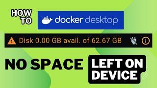 Docker No Space Left on Device Solution