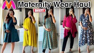 MYNTRA Haul **I Tried The Best MATERNITY Wearr** | 60% Off On Pregnancy Outfits | uper Style Tips