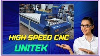 World First High Speed wood working 3D CNC Router by UniTek / UniTech with wireless Technology