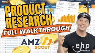 How To use AMZScout - Full Walkthrough (Amazon Product Research, SEO Analytics & More)