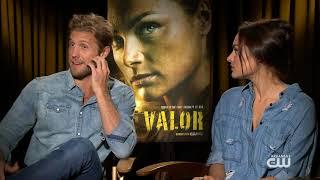 Interview with the cast of the New CW show "Valor"