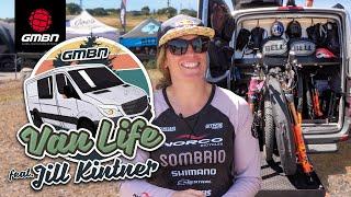 The Ultimate MTB Vehicle? Jill Kintner Van Tour | Mountain Bike Van Life