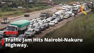 Traffic Jam Hits Nairobi-Nakuru Highway.