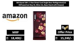 Whirlpool 200 L 3 Star Direct Cool Single Door Refrigerator