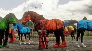 The Legendary Tamer: Arthur Tames Rare Celestrina Horses with Stunning Colors at Emerald Ranch