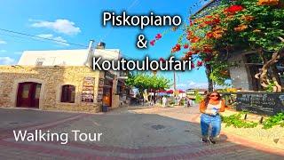 4K Crete :Piskopiano and Koutouloufari on October of 2023 | City Driver Tours