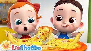 Cutting Pizza Song | Number Song | Counting Numbers | Kids Songs & Nursery Rhymes | LiaChaCha