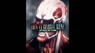 EREN VS COLOSSAL TITAN  | ATTACK ON TITAN 4K ANIME EDIT - #aot #attackontitan #eren #trending