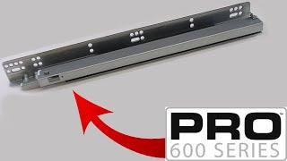 Undermount Soft Close Drawer Slides PRO600 WE Preferred by Woodworker Express