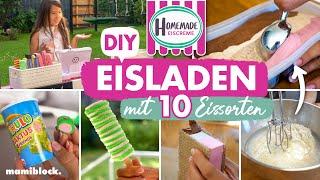 DIY Eisdiele & 10 x Eis zum Spielen | DIY Langnese Eiscreme - Täuschend echt | mamiblock