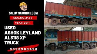 USED TRUCK FOR SALE l USED ASHOK LEYLAND AL 3118 XP, 12 WHEELER TRUCK FOR SALE l SALEMYMACHINE