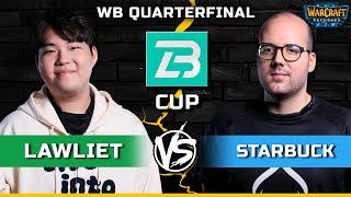 WC3 | WB Quarterfinal | [NE] LawLiet vs Starbuck [HU] | B Cup Season 14