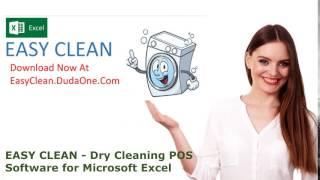 Use Microsoft Excel as a Dry Cleaning POS Point Of Sale