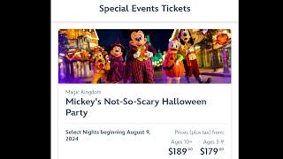 What's the better value at Magic Kingdom? A Halloween party ticket or single day/park hopper ticket?