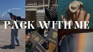 pack with me for greece & discover what's in our carry-ons