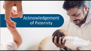 Acknowledgment of Paternity Informational Video