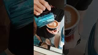 who?? woof!!! #coffee #barista #oppa #latte #tagaytay #pogi #nooncafe #latteart #travel #mendez