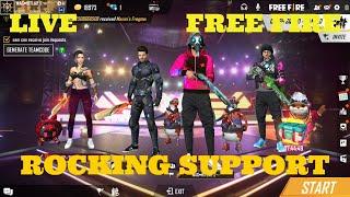 FREE FIRE LIVE DIAMONDS GIVEAWAY | ROCKING SUPPORT | #freefire #online #game #garena