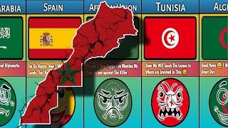 What if Morocco  Died Reaction from different countries _ Comparison Pure Stats