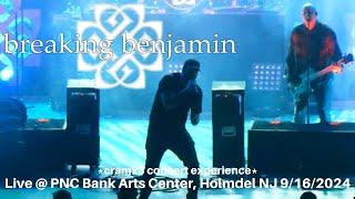 Breaking Benjamin LIVE @ PNC Bank Arts Center Holmdel NJ 9/16/2024 *cramx3 concert experience*