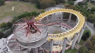 Flushing Meadows - 1939 World's Fair Stuff - 4K Drone Footage