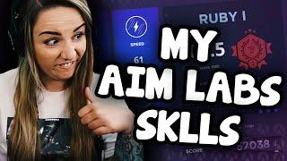 I tried Aim Lab for 1 month these are the results...