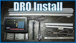 How to Install a Lathe DRO Kit. Manual Lathe 2 Axis Digital Read Out.