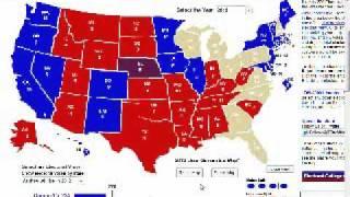 Obama vs Romney (Electoral College Map)