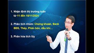 Chứng khoán hàng ngày: Nhận định thị trường tuần từ 11 đến 15/11/2024. Phân hóa, tích lũy theo nhóm